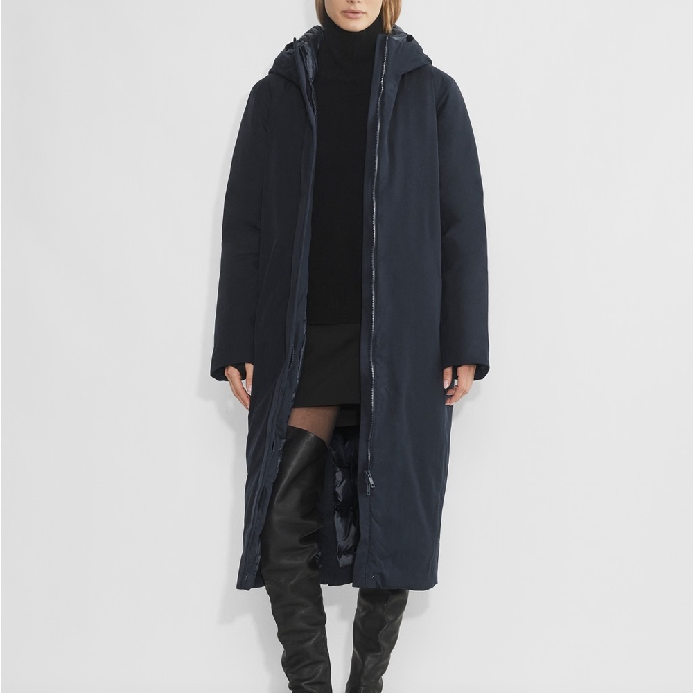 Aritzia Dark Blue Explore Parka Jacket